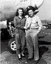 Dick and Marge after piggy back flight (46952 bytes)